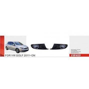 Фары доп.модель VW Golf-VI 2008-12/VW-469/9006-12V55W/эл.проводка (VW-469) OL_55483 фото