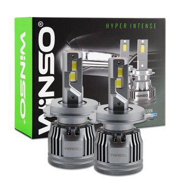 Автолампа Winso LED H4 12/24V 90Вт 7000Лм 6500K CSP3970 2шт LI_797400 фото