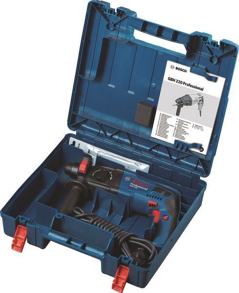 Перфоратор Bosch GBH 220 SDS-plus 720Вт 2Дж 2.3кг RC_0.611.2A6.020 фото