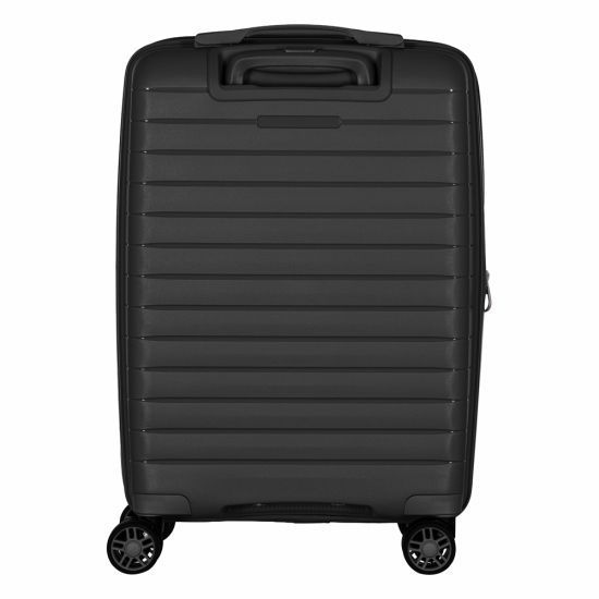 Чемодан 2E, Aero, полипропилен, малый, 35/44 л, TSA, 4 колеса, EXP, черный RC_2E-SPP-AERO-S-BK фото
