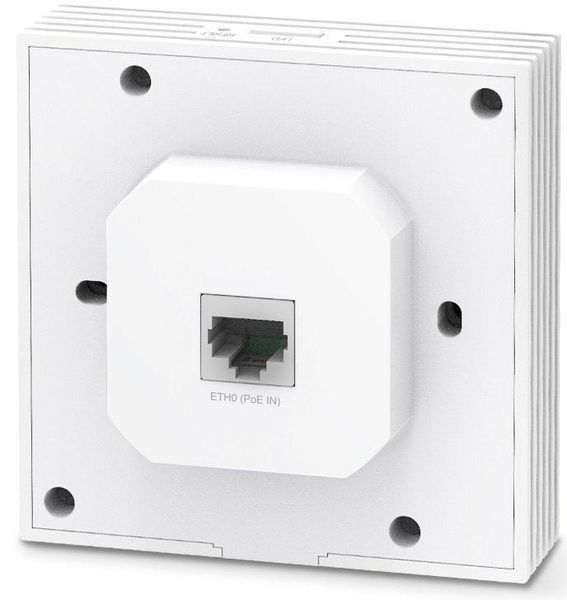 Точка доступа TP-LINK EAP650 WALL AX3000, 1xGE, 1xGE out, PoE RC_EAP650-WALL фото