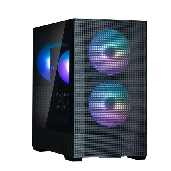 Корпус P30 AIR без БП, 1xUSB3.0, 1xUSBType-C, 3x140мм ARGB, VGA 392мм, LCS ready, TG Side Panel, mATX, Zalman RC_P30AIRBLACK фото