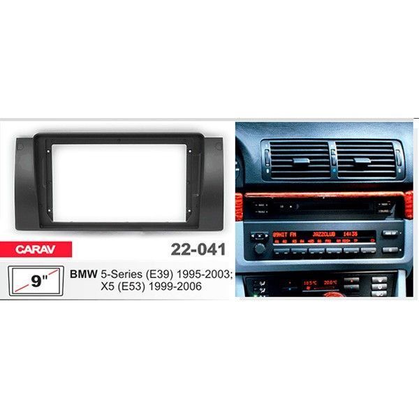 Перехідна рамка CARAV 22-041 для BMW 5, E39, X5, E53 AV_22-041 фото