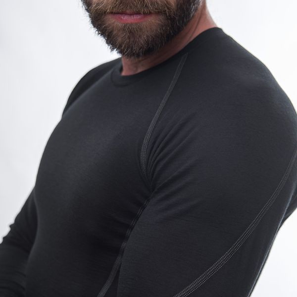 Термофутболка чоловіча Sensor Merino Active LS black 11109033, SM11MA-black-XXXL TM_SM11MA-black-XL фото