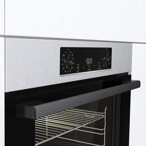 Духова шафа Gorenje електрична, 77л, A, нерж RC_BOSB6737E06X фото