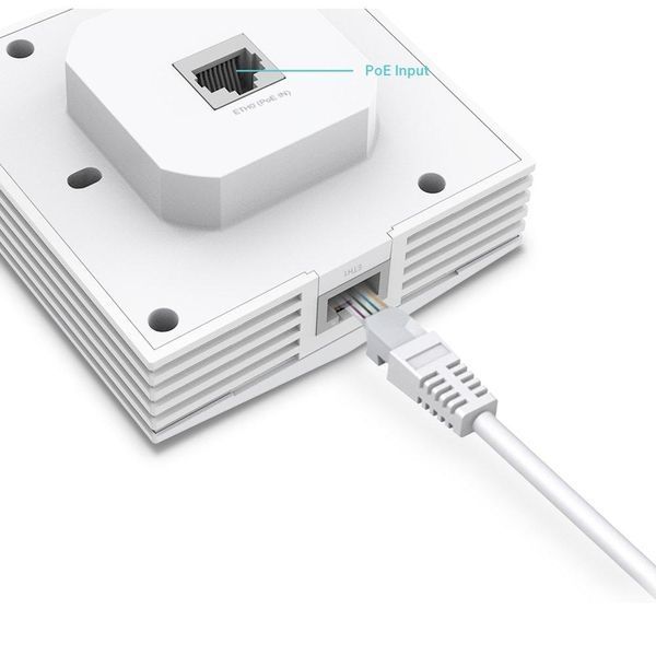 Точка доступа TP-LINK EAP650 WALL AX3000, 1xGE, 1xGE out, PoE RC_EAP650-WALL фото