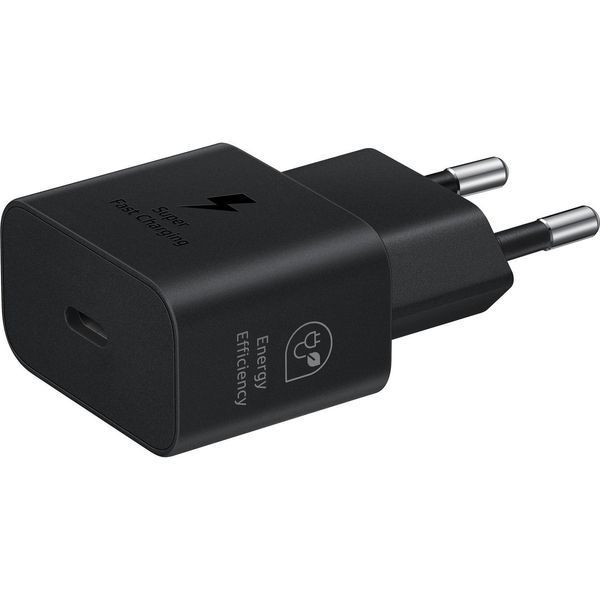 Зарядное устройство сетевое Samsung 25Вт USB-С, кабель USB-C > USB-C, 1м, черный RC_EP-T2510XBEGEU фото