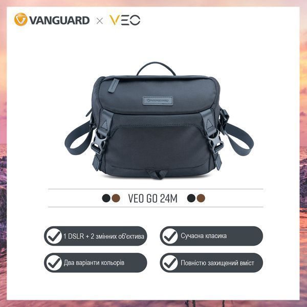 Сумка Vanguard VEO GO 24M Black (VEO GO 24 M BK) DS_DAS301096 фото