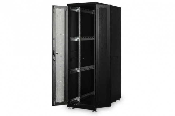 Шкаф DIGITUS 19", 42U, 600x1200 мм, Server Unique, черный RC_DN-19SRV-42U-6/12B фото