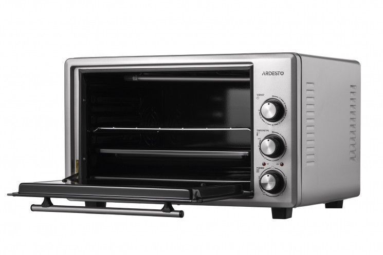 Электрическая мини-печь ARDESTO MEO-S40FGG - 1300Вт/40 л./конвекция/таймер/двойное стекло/серая RC_MEO-S40FGG фото