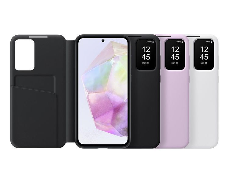 Чохол для Galaxy A35 (A356), Smart View Wallet Case, чорний Samsung RC_EF-ZA356CBEGWW фото
