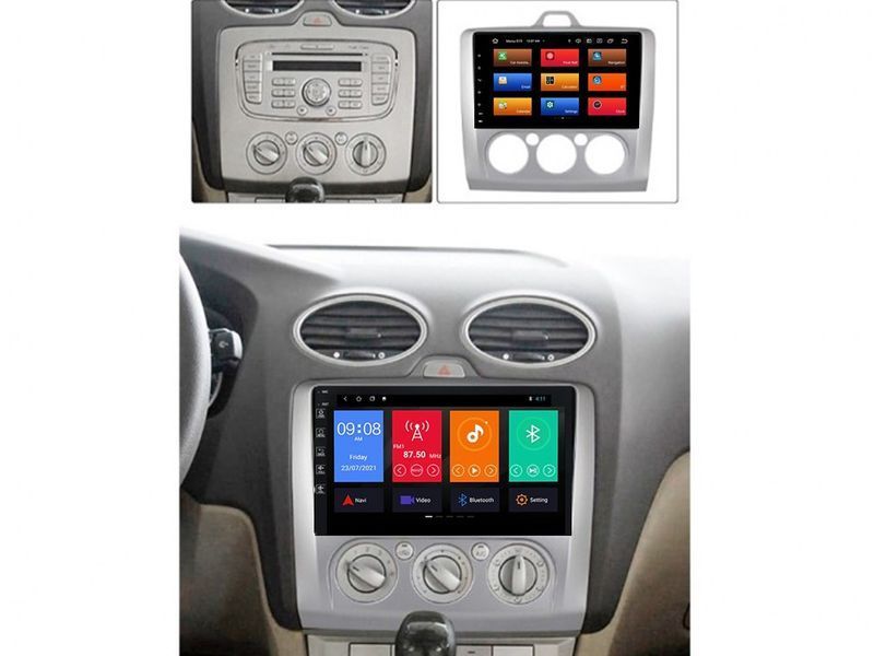 Штатна автомагнітола FORS.auto М300 для Ford Focus (Manual AC) 2005-2011 FA_1326-М300 фото