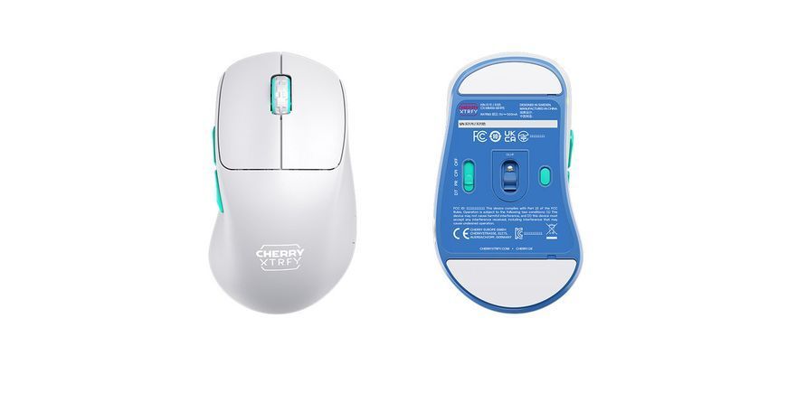 Cherry Xtrfy Миша M64, WL/USB-A, RGB, білий RC_CX-M64W-WHITE фото