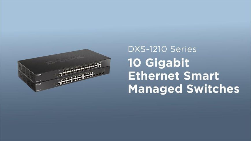 Коммутатор D-Link DXS-1210-10TS/E 8x10GE, 2xSFP+, L2+ RC_DXS-1210-10TS/E фото