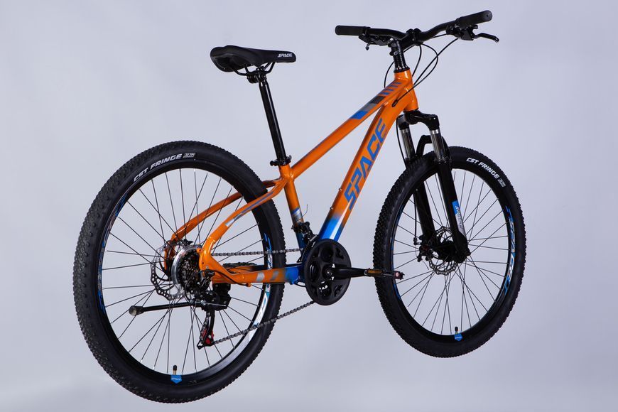 Велосипед AL 26" SPACE MERCURY DD FR рама-13" оранжево-синий 2025 VT_OPS-SP-26-039 фото