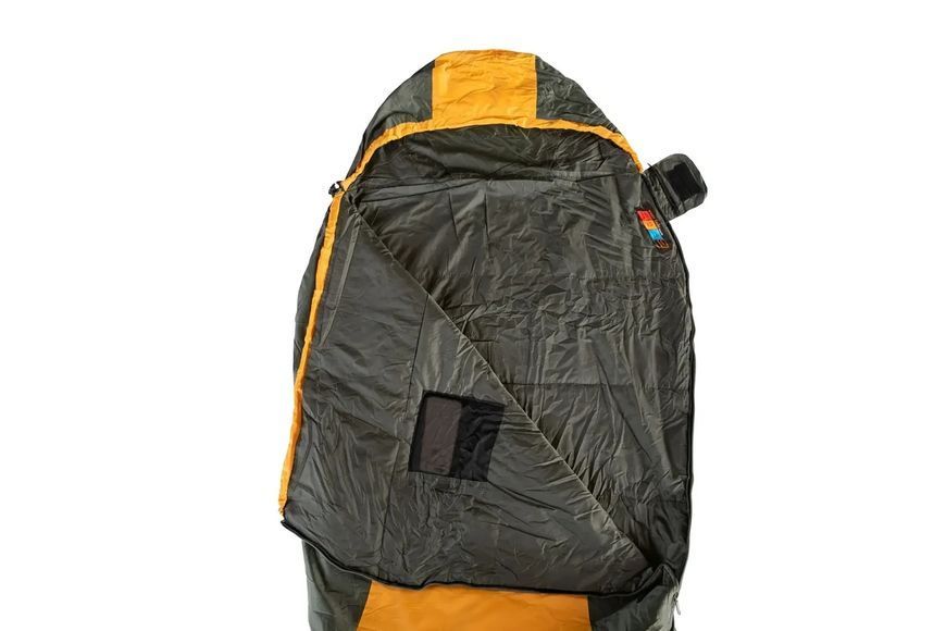 Спальный мешок Tramp Windy Light кокон левый yellow/grey 220/80-55 UTRS-055 TM_UTRS-055-L фото