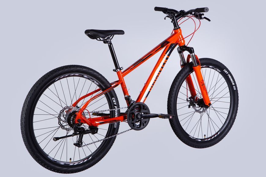 Велосипед ST 26" Discovery TREK DD FR рама-13" оранжевый 2025 VT_OPS-SP-26-049 фото