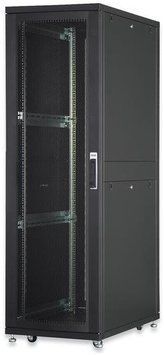 Шафа DIGITUS 19", 42U, 600x1000 мм, Server Unique, чорна RC_DN-19SRV-42U-B-1 фото