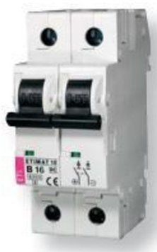 Автоматический выключатель ETI ETIMAT 10 DC 2p C 50A (6 kA) RC_2138721 фото