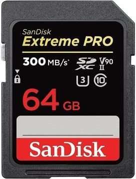 Карта пам'яті SD 64GB C10 UHS-II U3 V90 R300/W260MB/s Extreme Pro SanDisk RC_SDSDXDK-064G-GN4IN фото