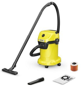 Пылесос профессиональный Karcher WD 3 V-19/6/20, 1000Вт, контейнер 19л, 4.8кг RC_1.628-123.0 фото