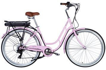 Велосипед з електроприводом 28" ST Dorozhnik eRETRO Vbr FR рама-19" 36B 12.5А*г 500Вт світло-рожевий YS 7443 2025 VT_ELB-D-28-071 фото