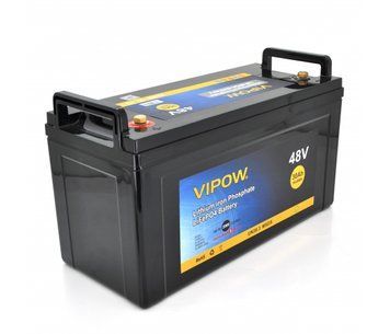Аккумуляторная батарея Vipow LiFePO4 51 2V 30Ah со встроенной ВМS платой 40A 48V (550*210*220) U_17735 фото