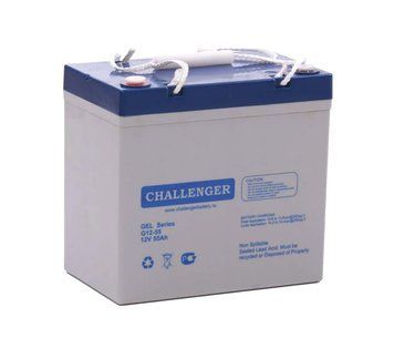 Акумуляторна батарея CHALLENGER G12-55, GEL 12V 55Ah (195х130х159), Q1 U_23682 фото