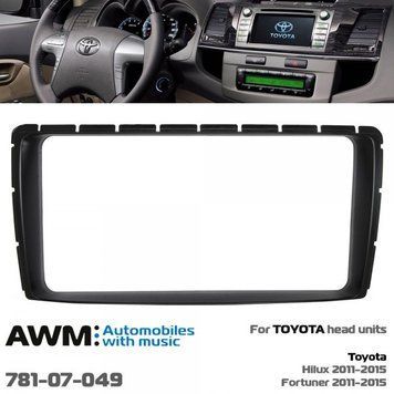 Переходная рамка AWM 781-07-049 для Toyota Hilux 2011-2015,&nbsp;Fortuner 2011-2015 AV_781-07-049 фото