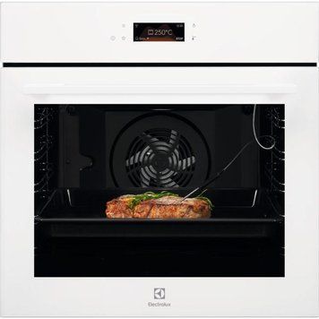 Electrolux Духова шафа електрична, 72л, A+, пара, дисплей, конвекція, піроліз, телескопічні RC_EOE8P39WV фото
