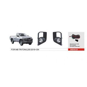Фары доп.модель Mitsubishi Triton/L200/Pajero Sport 2018-/MB-9039/H16-12V19W/эл.проводка (MB-9039) OL_48420 фото