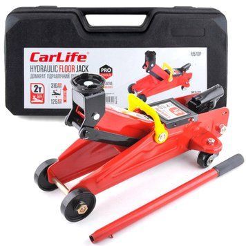 Домкрат подкатной CarLife 2т 125-310мм в кейсе FJ570P LI_FJ570P фото