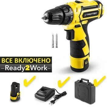 Дриль-шурупокрут акумуляторний Trotec PSCS 11-12V + кейс (4410000102) DS_DAS302793 фото