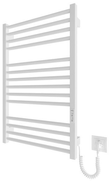 Сушка для рушників Hygge Family електричний Derby, 770х530х80мм, таймер-регулятор, сталь, білий матовий RC_6.1.0402.06.WM фото