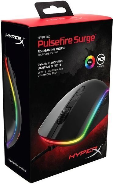Миша HyperX Pulsefire Surge, RGB, USB-A, чорний RC_4P5Q1AA фото