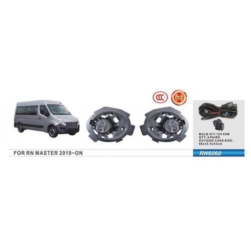 Фары доп.модель Renault Master 2011-19 RN-6060 H11-12V55W эл.проводка OL_50647 фото