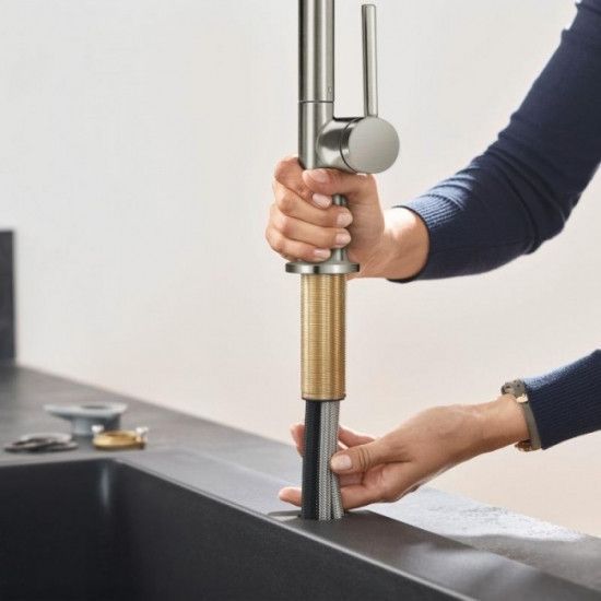 Змішувач для кухні Hansgrohe Talis M54, довж.виливу - 215мм, поворотний, 1важіль, KM270, сталь RC_72840800 фото