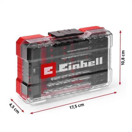 Набір ударних біт і свердл по металу Einhell 39шт M-Case 0.64кг RC_108773 фото
