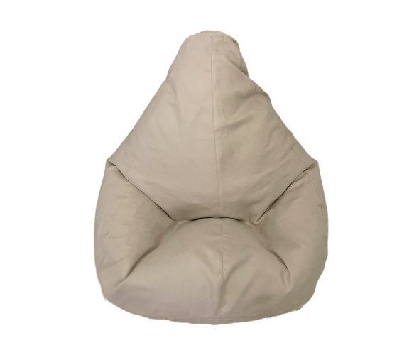 Кресло-мешок Voltronic груша, размер (3XL) 140х100 Велюр Great Ecru U_26056 фото