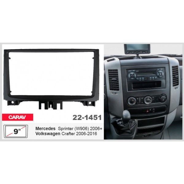 Перехідна рамка Mercedes Sprinter, Volkswagen Crafter Carav 22-1451 AV_22-1451 фото