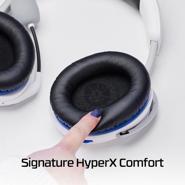 Гарнитура HyperX Cloud Stinger 2 PS4/PS5, mini-jack, бело-синий RC_75X29AA фото