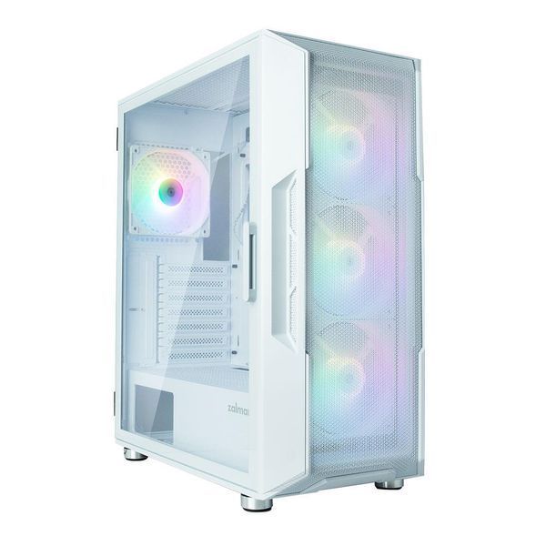 Корпус Zalman I3 Neo без БП, 1xUSB3.0, 2xUSB2.0, 4x120мм RGB, VGA 355мм, LCS ready, TG Side Panel, ATX, білий RC_I3NEOWHITE фото