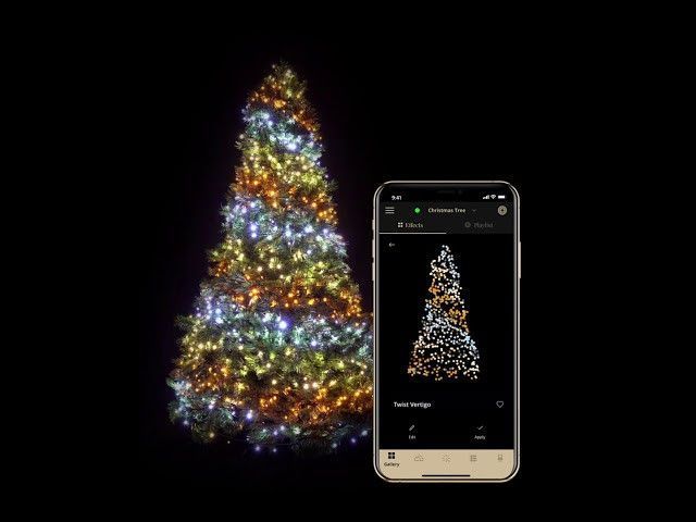 Гірлянда Smart LED Twinkly Icicle AWW 190, Gen II, IP44, довжина 5м, прозорий кабель RC_TWI190GOP-TEU фото