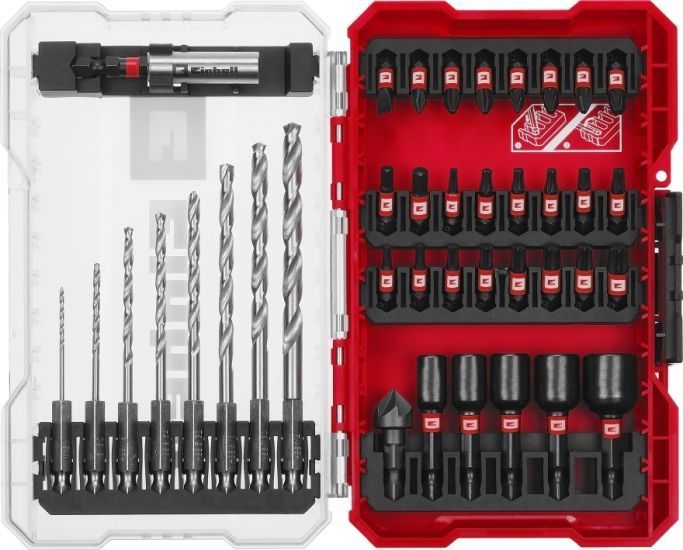 Набір ударних біт і свердл по металу Einhell 39шт M-Case 0.64кг RC_108773 фото