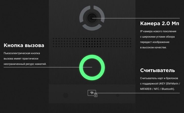 Панель вызова BAS-IP AV-08FB серебряная RC_AV-08FB_S фото