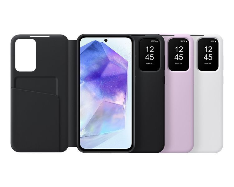 Чохол Samsung для Galaxy A55 (A556), Smart View Wallet Case, чорний RC_EF-ZA556CBEGWW фото