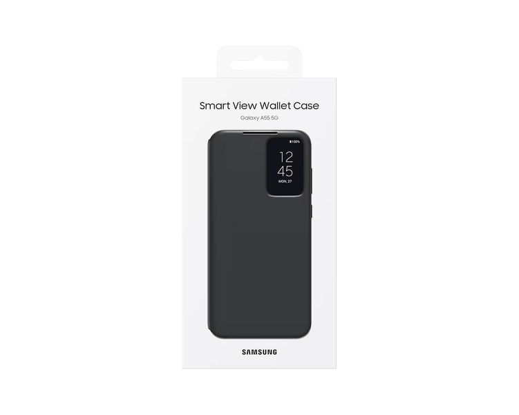 Чохол Samsung для Galaxy A55 (A556), Smart View Wallet Case, чорний RC_EF-ZA556CBEGWW фото