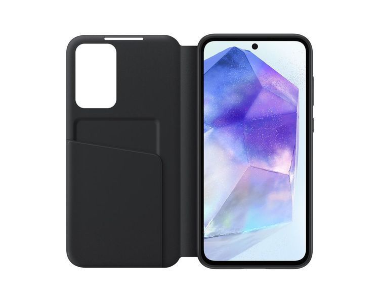 Чохол Samsung для Galaxy A55 (A556), Smart View Wallet Case, чорний RC_EF-ZA556CBEGWW фото