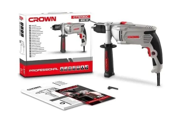 Ударная дрель CROWN CT10130C DC_403541 фото