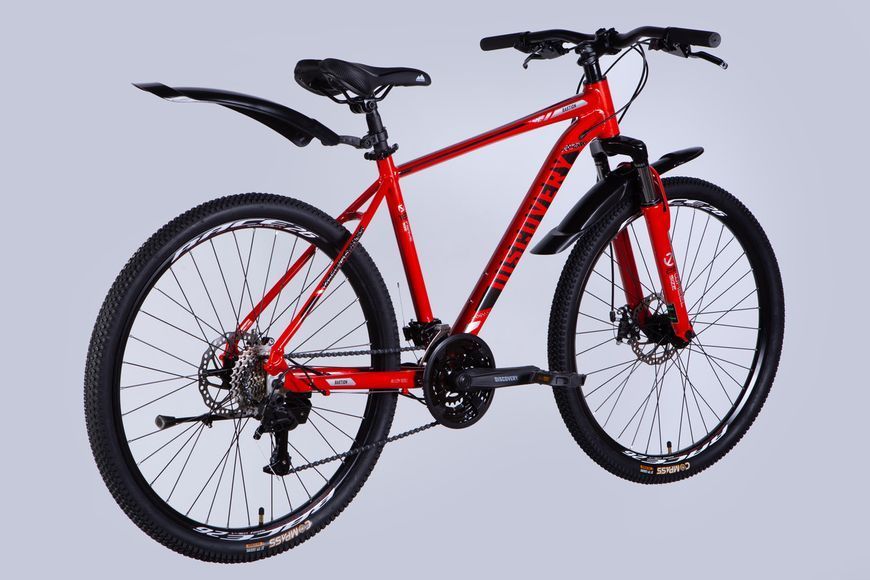 Велосипед AL 26" Discovery BASTION DD CS рама-18" червоно-чорний 2025 VT_OPS-DIS-26-619 фото